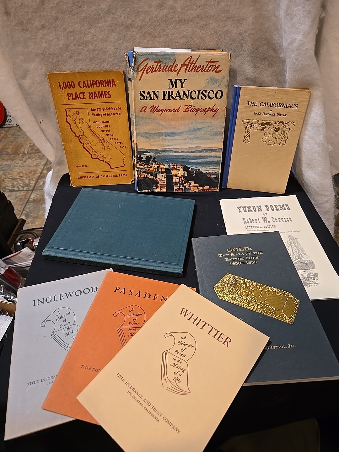 LOT of 9 Rare/OOP/Old books regarding various aspects of CALIFORNIA eclectic mix