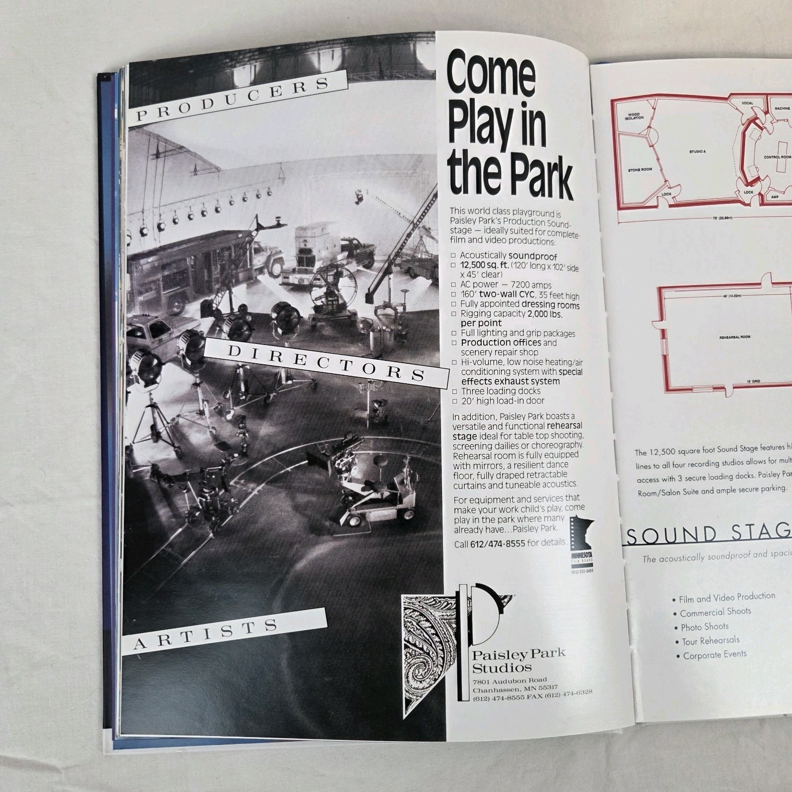 Paisley Park Archives Exhibition Series Tour Book Prince Illustrated Book