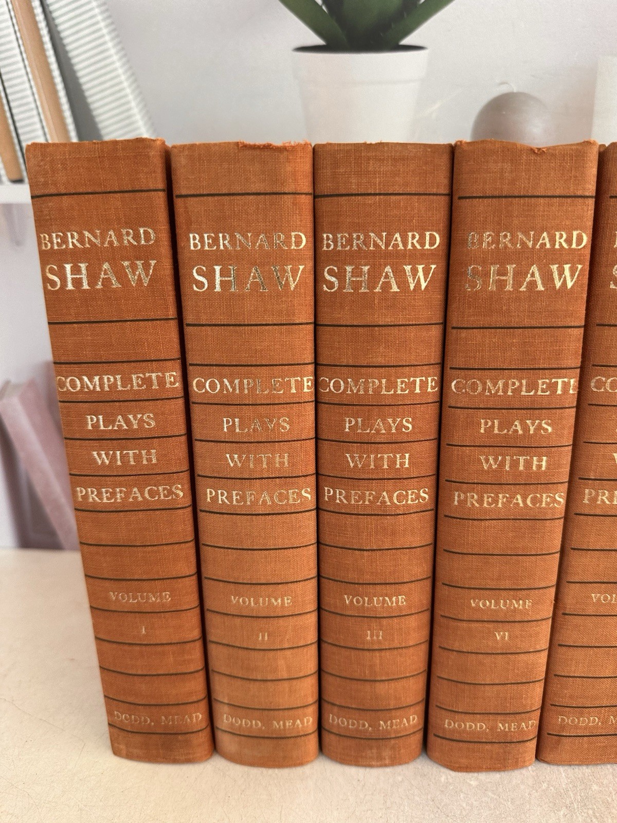 George Bernard Shaw Complete Plays with Prefaces 6 VOLUMES