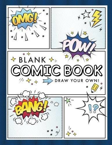Blank Comic Book (Draw Your Own Comics): A Large Notebook and Sketchbook – GOOD