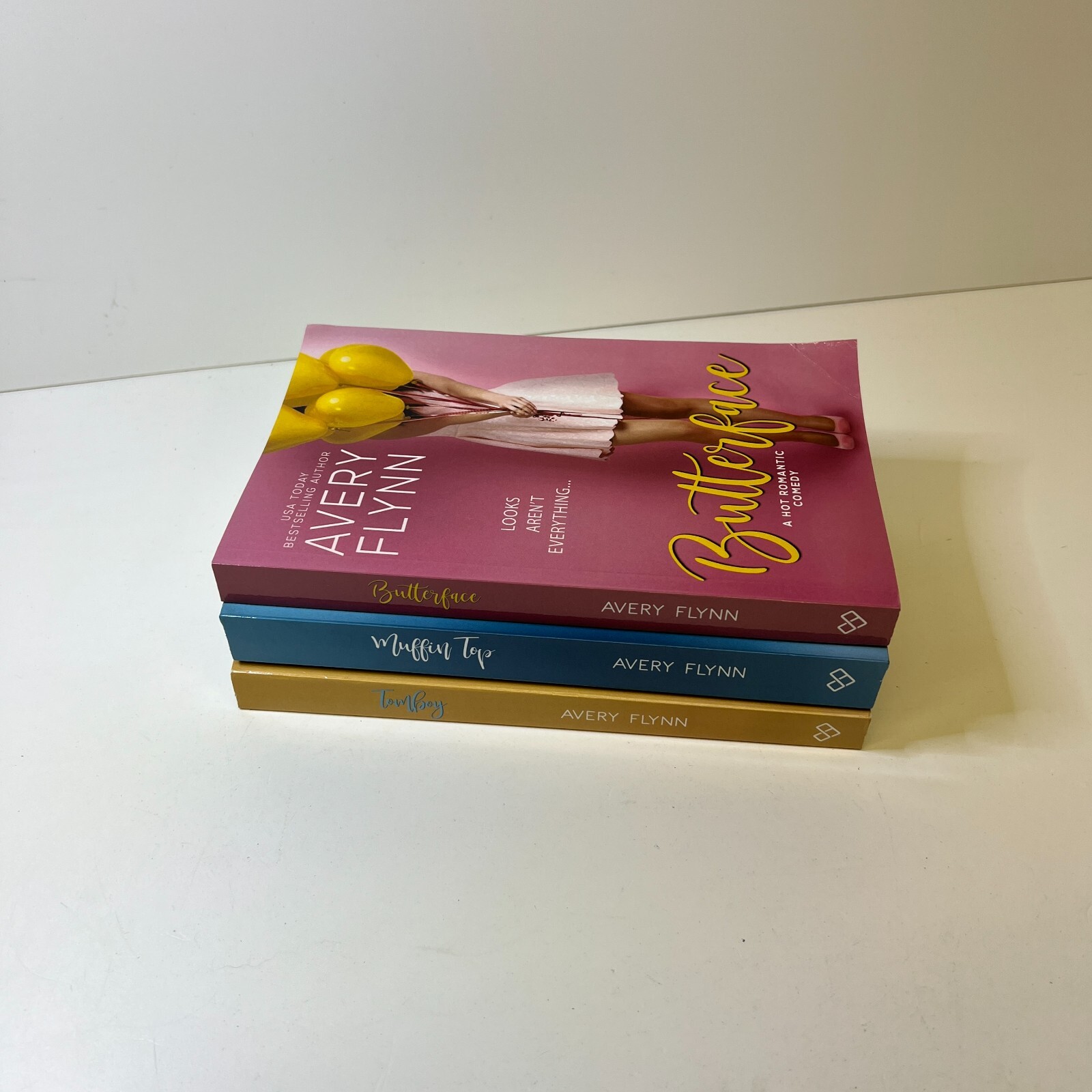 Avery Flynn Lot of 3, Butterface, Muffin Top, Tomboy PB **ALL SIGNED**
