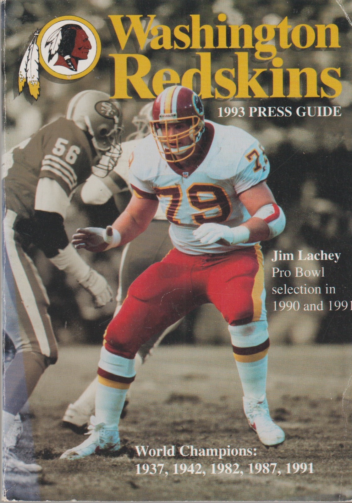 *WASHINGTON REDSKINS* 1993 PRESS GUIDE 272 PAGES