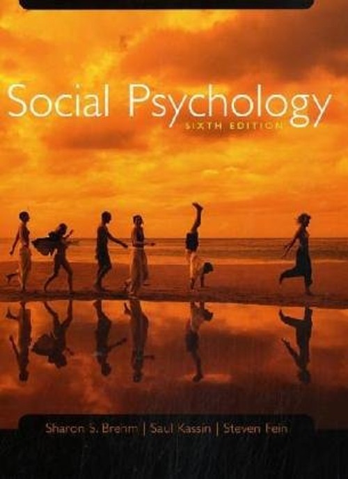 Social Psychology Compact Disc Sharon S. Brehm