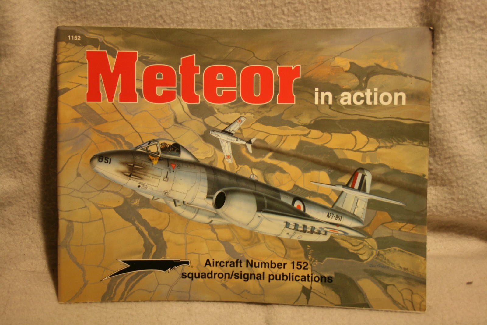 Gloster Meteor in Action Squadron Signal Book # 1152 Very Good Condition