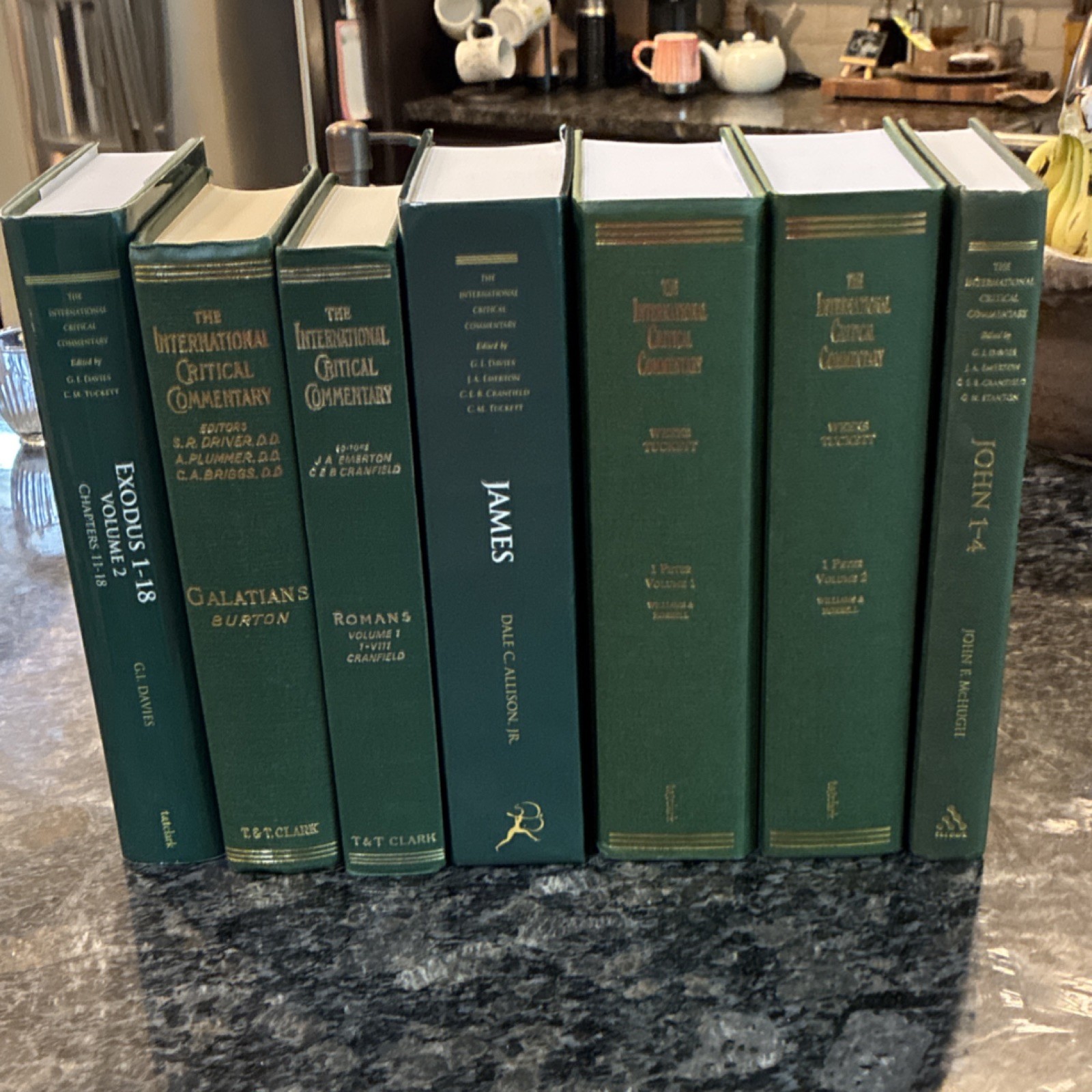 Commentary Exodus Galatians Romans James I & 2 Peter John ICC Commentaries Mint