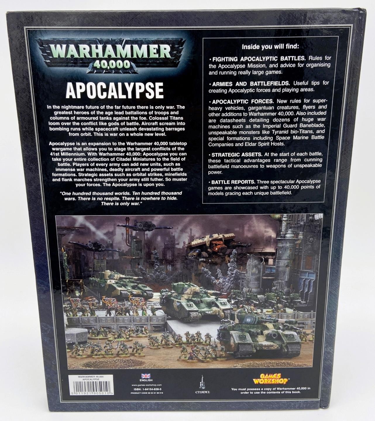 Warhammer Lot of 5 HC Books: Apocalypse Escalation Traitor’s Psychic Awakening
