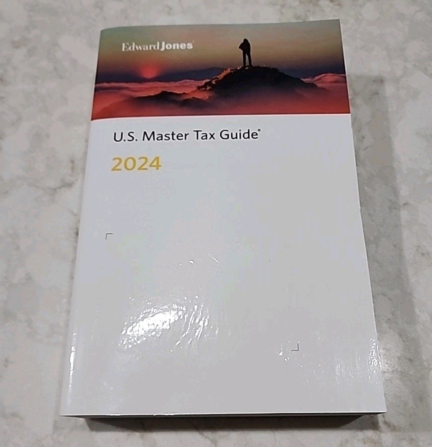 2024 U.S. Master Tax Guide Wolters Kluwer Edward Jones Book