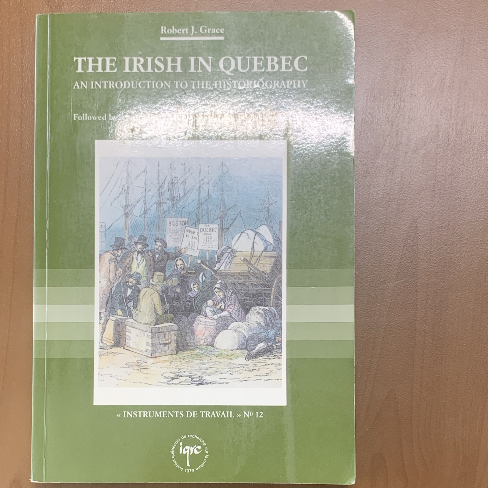 The Irish in Quebec Historiography by Robert J. Grace et al. PB Illus 1997