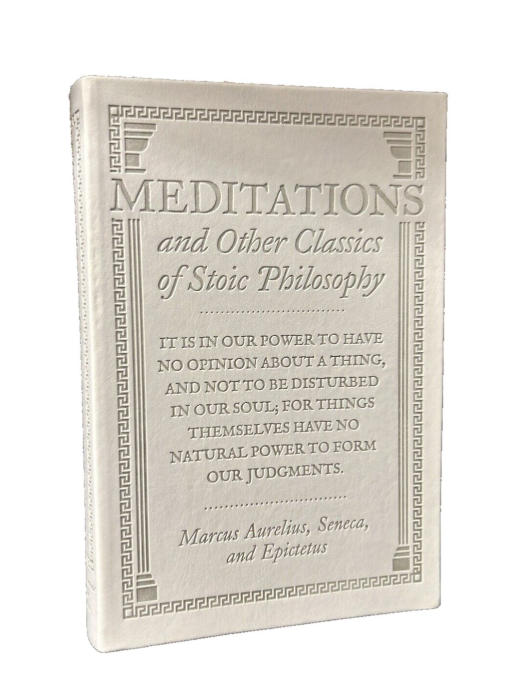 ❤MEDITATIONS & Classic Stoic Philosophy Marcus Aurelius Seneca Epictetus Leather