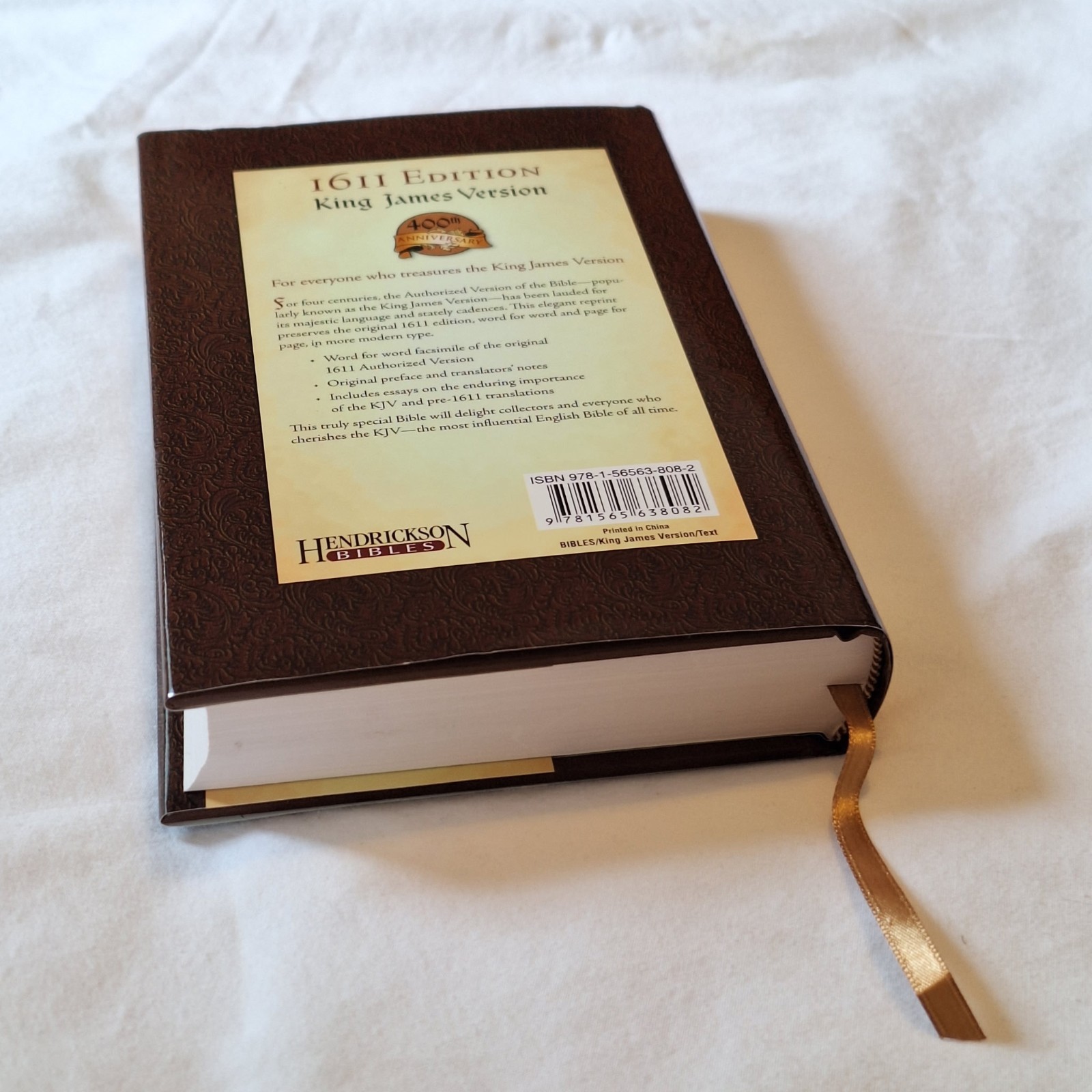 Holy Bible: King James Version Hardcover 400th Anniversary 1611 Ed New