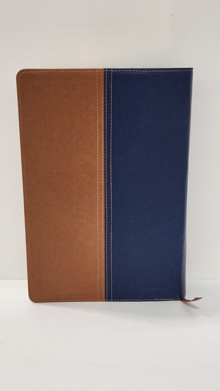NIV, KJV, Parallel Bible, Large Print, Leathersoft, Navy/Tan.