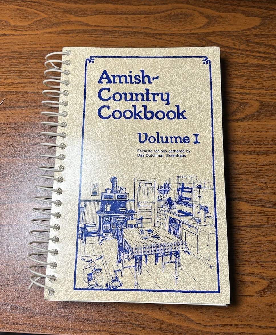 The Amish-Country Cookbook Spiral Volume 1 pages 301 Bethel Publish 1979