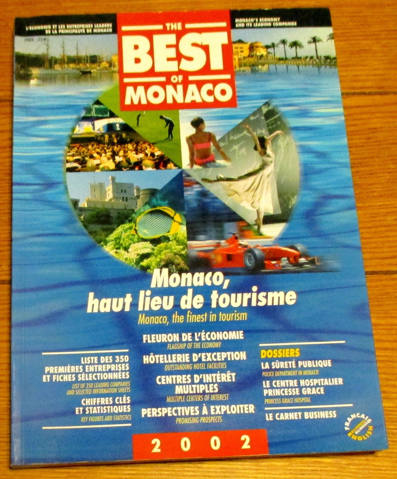 2002 The Best of Monaco Softcover Book Monaco The Finest in Tourism 174 Pages