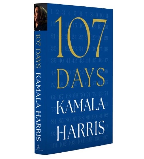 KAMALA HARRIS SIGNED AUTOGRAPHED 107 DAYS HC BOOK 1ST ED. 1ST PRINT SHIPS ASAP