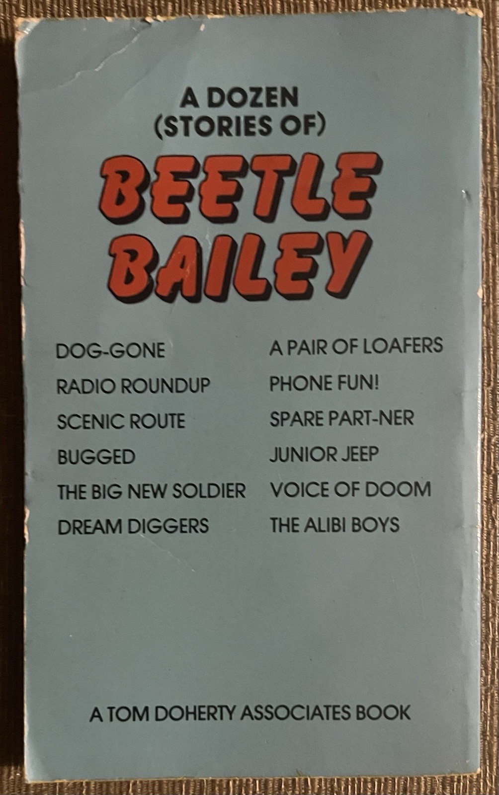 Beetle Bailey by Mort Walker 1967 Dog Gone Comics Paperback Tom Doherty Assoc