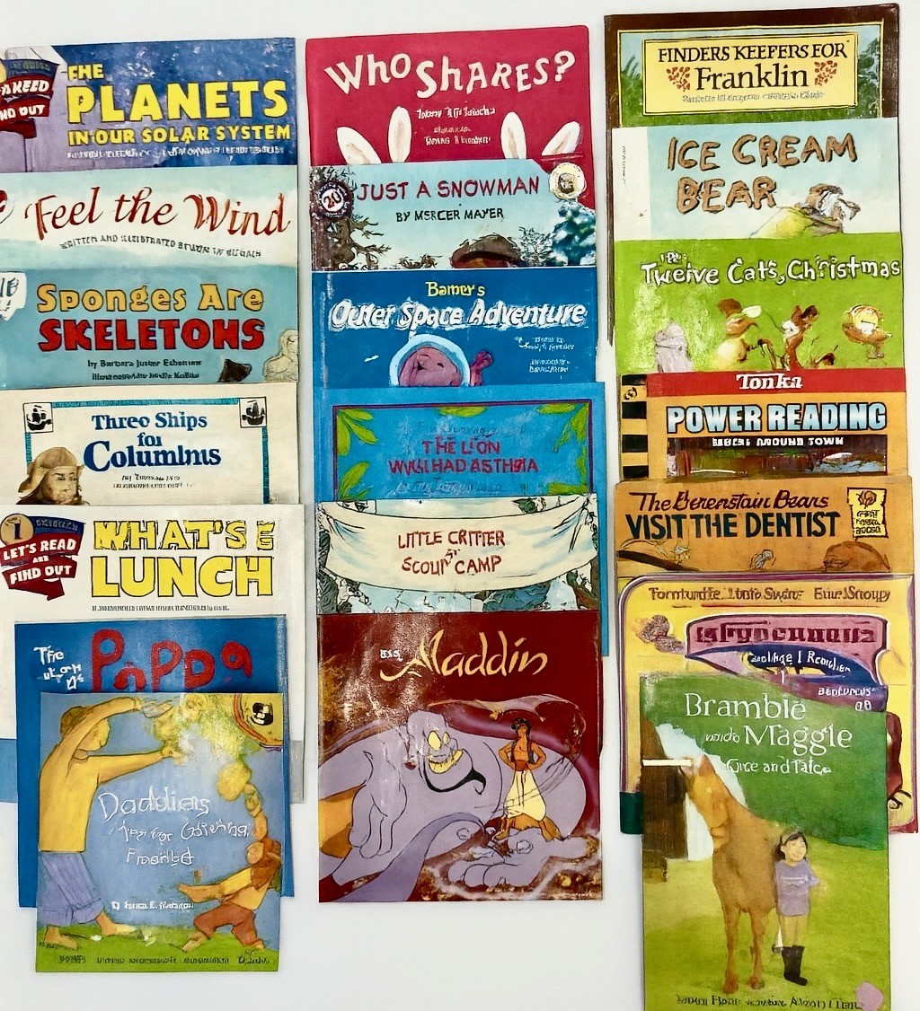 Lot of 120 Story Time Books Kids Picture Daycare Children MIX INSTANT COLLECTION