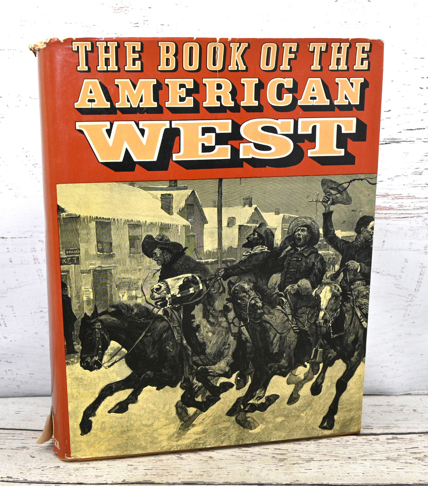 The Book Of The American West 1963 Large 608 Pages Illustrations Maps History