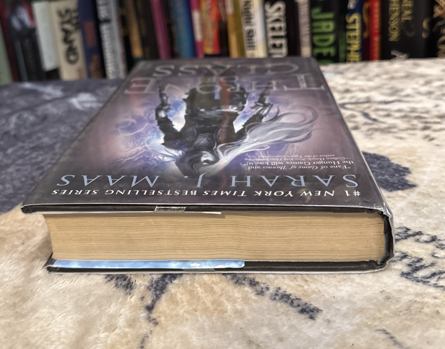 Throne of Glass – Sarah J Maas (Hardcover) Late Print, Original Cover, Ex-Lib.