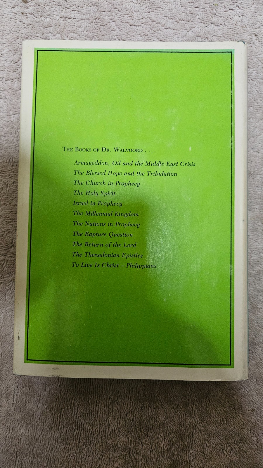 ‡ ✝️ Millennial Kingdom by Walvoord • 1977 11th Printing HCDJ Dispensational