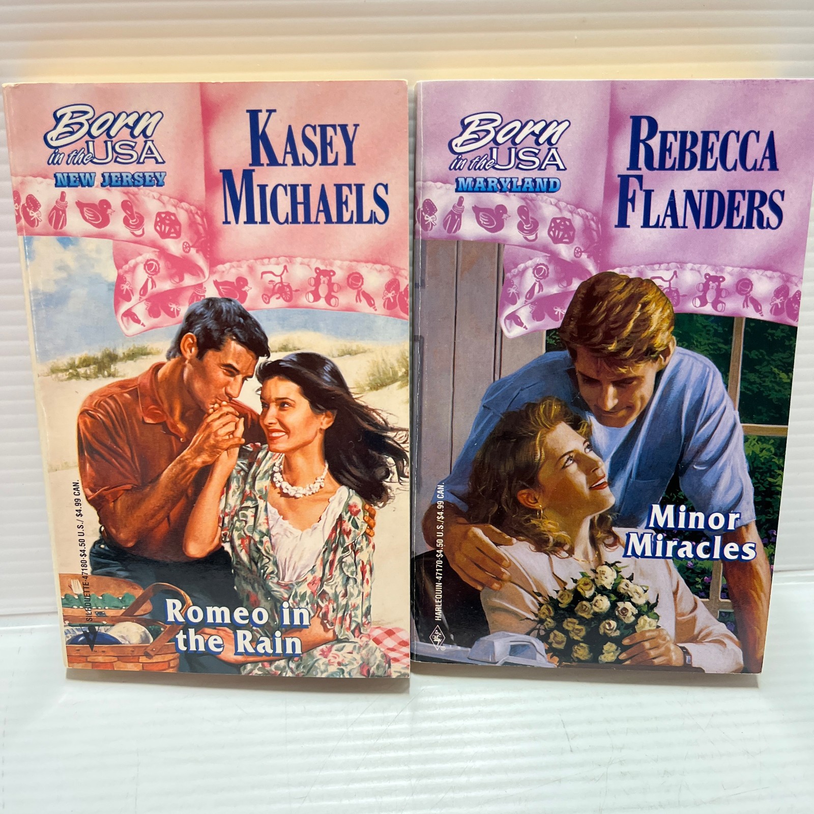 12 Vintage Harlequin Romance Novels 1980s & 1990s – Paper Back – Born in the USA