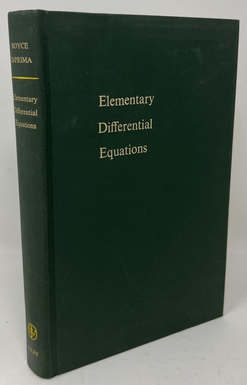 VTG Elementary Differential Equations by Boyce & DiPrima – 1965 HC John Wiley