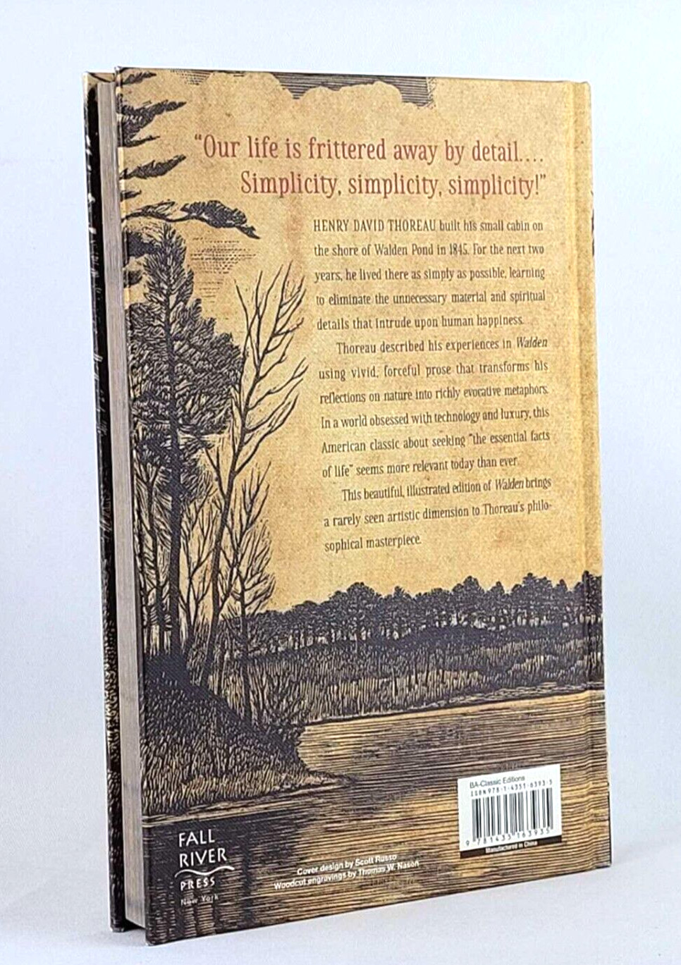 THE ILLUSTRATED WALDEN or Life in the Woods Henry David Thoreau Illustrated NEW