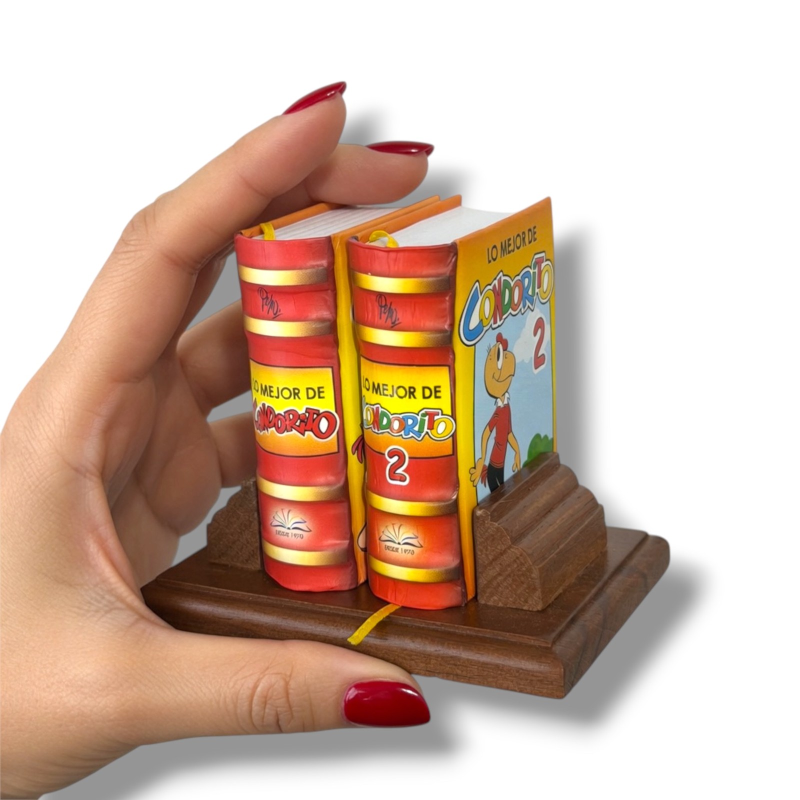new Condorito 2-Vol set w/ stand mini book hardcover 430pgs illustrated color