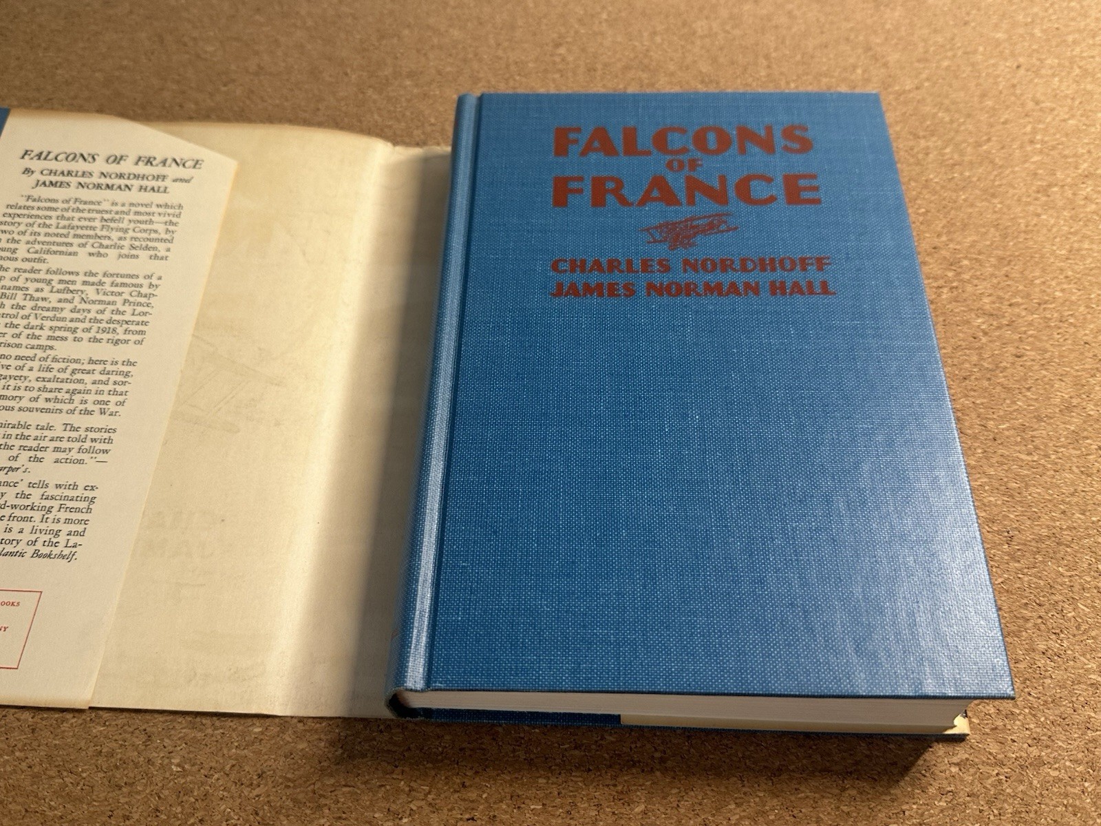 Falcons of France: A Tale of Youth and the Air Nordhoff HC DJ Book 1957