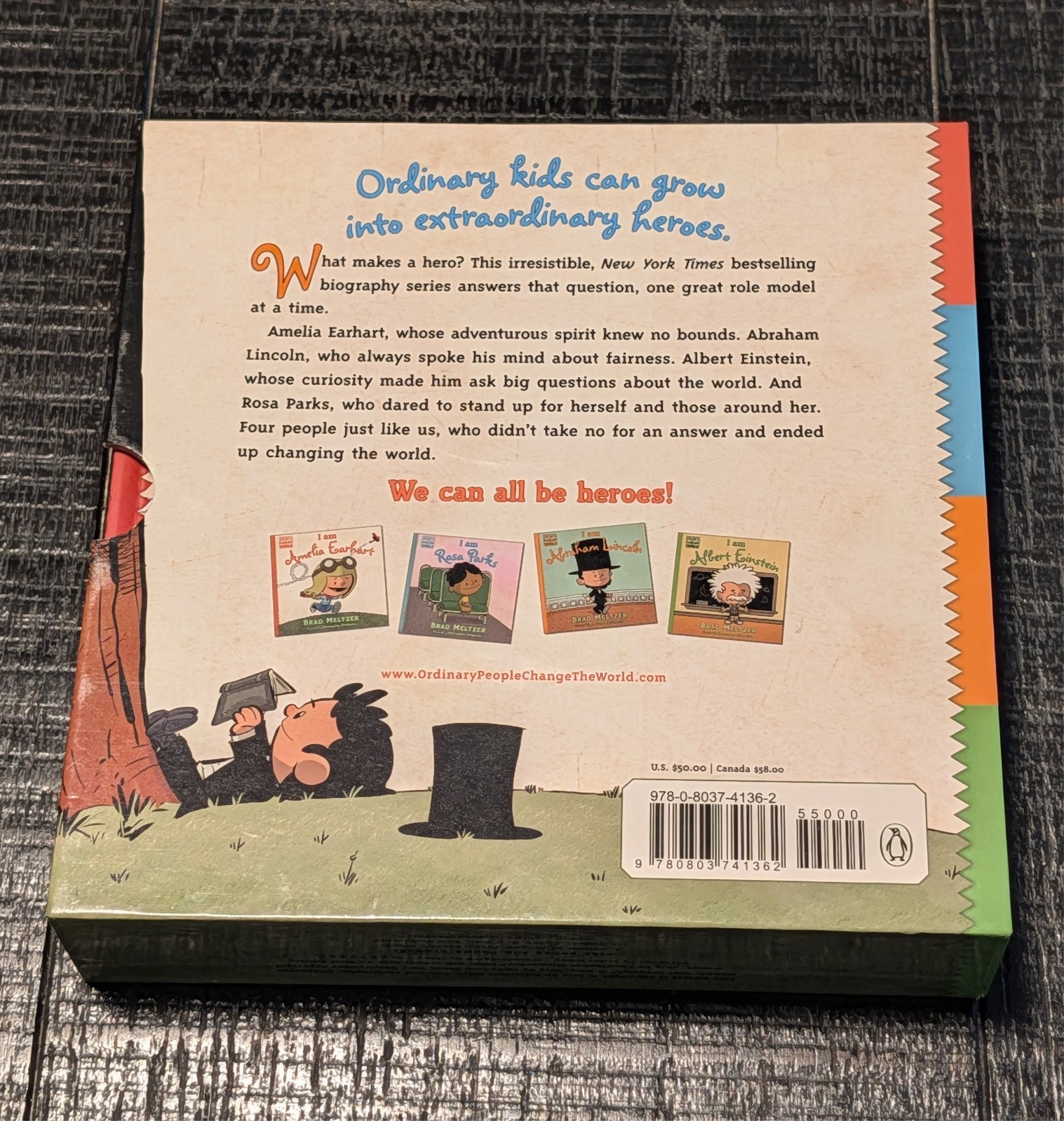Ordinary People Change the World | 4 Book Hardcover Gift Set by Brad Meltzer