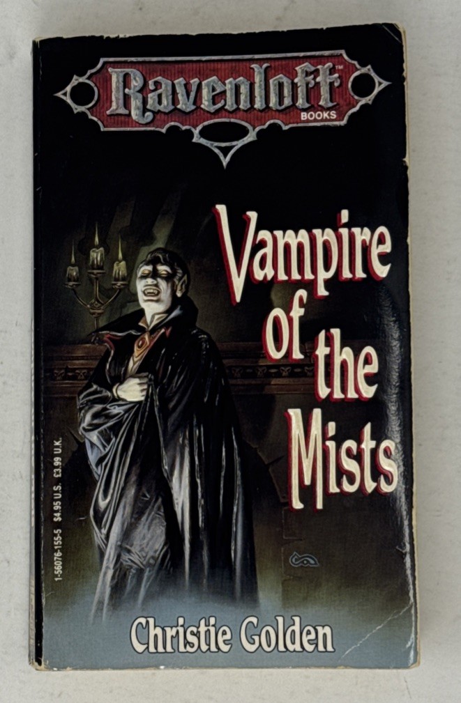 Ravenloft Vampire Of The Mists Vintage TSR Paperback Book Christie Golden 1991