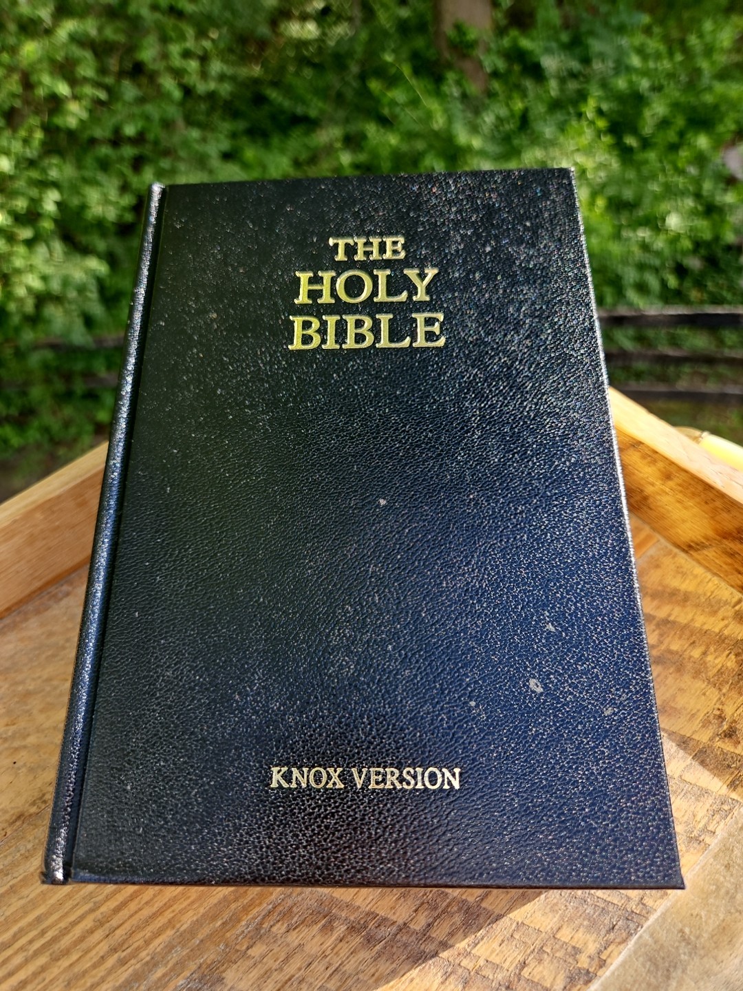 The Holy Bible–Knox Version Leather over Board by Baronius Press Latin Vulgate