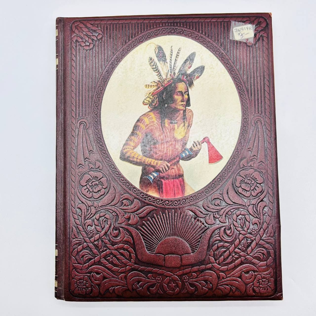 Lot of 7 Time Life Books “The Old West” Vintage 1970s Faux Leather Bound