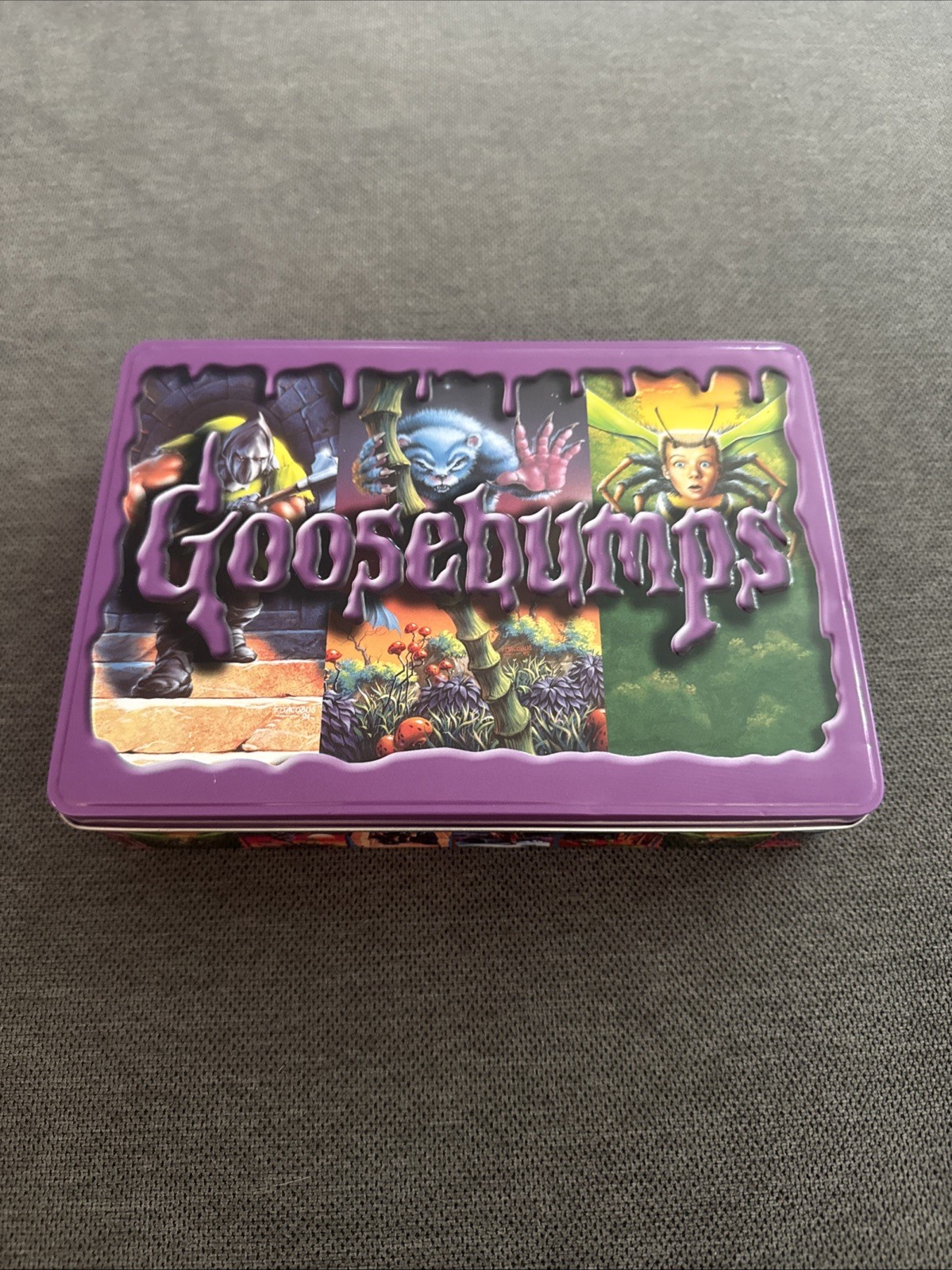 Goosebumps Books Tin Set 25th Anniversary Retro. 3 Of 5 Books Included.