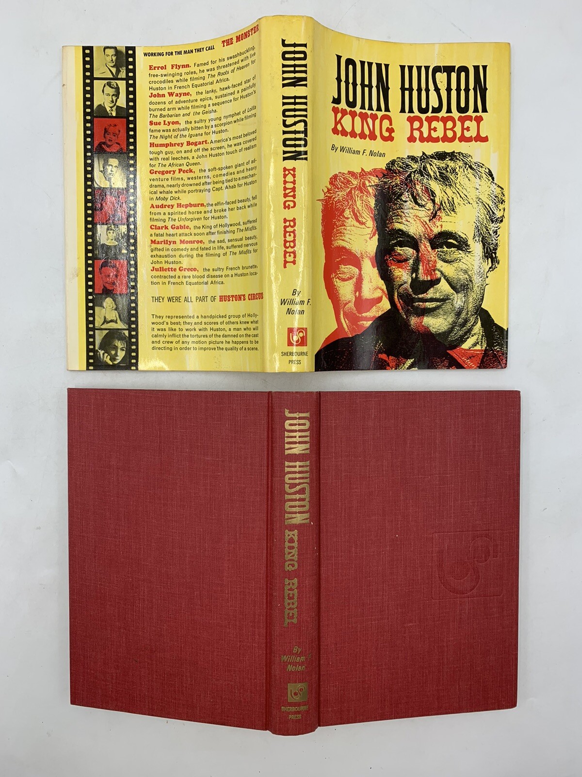 JOHN HUSTON • KING REBEL • WILLIAM F. NOLAN • HCDJ FIRST EDITION/FIRST PRINTING