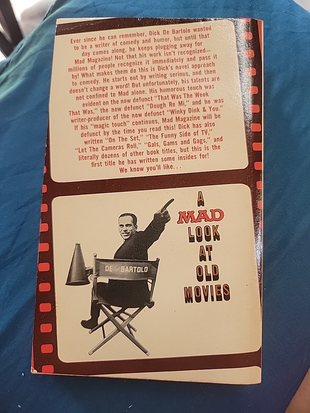 UNITED KINGDOM MAD Magazine Paperback Book: A MAD LOOK AT OLD MOVIES 1966 1ST FR