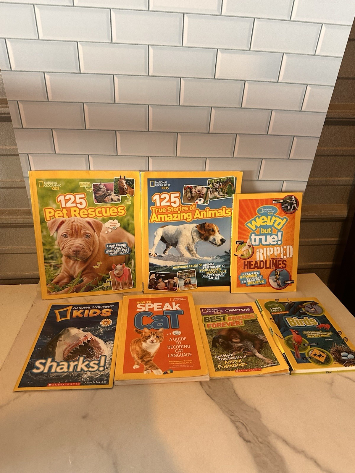 National Geographic Kids Mixed Lot Of 7 Books (411)