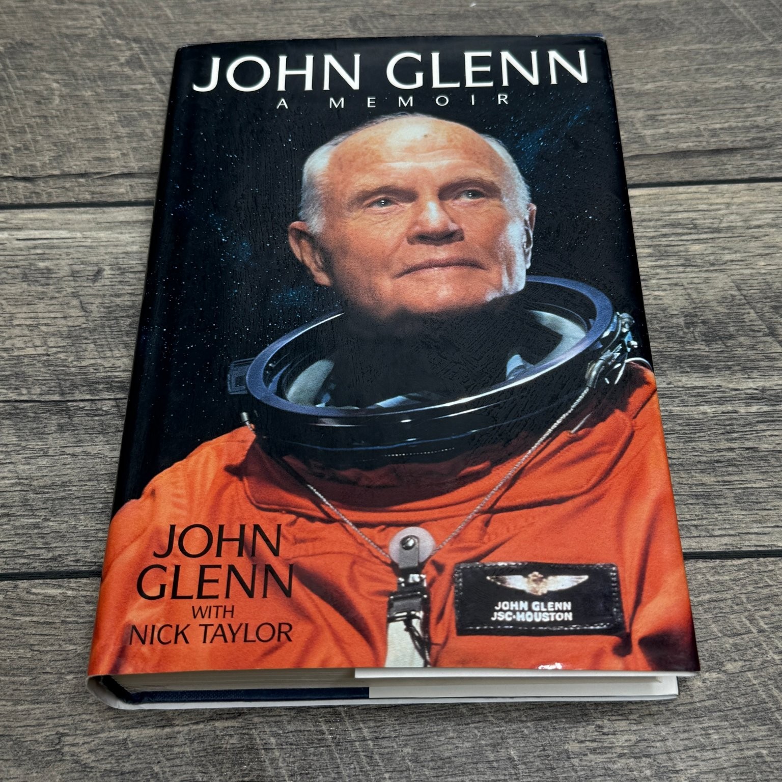 John Glenn: A Memoir SIGNED 1st Print 1999 Autobiography Bantam Books HCDJ