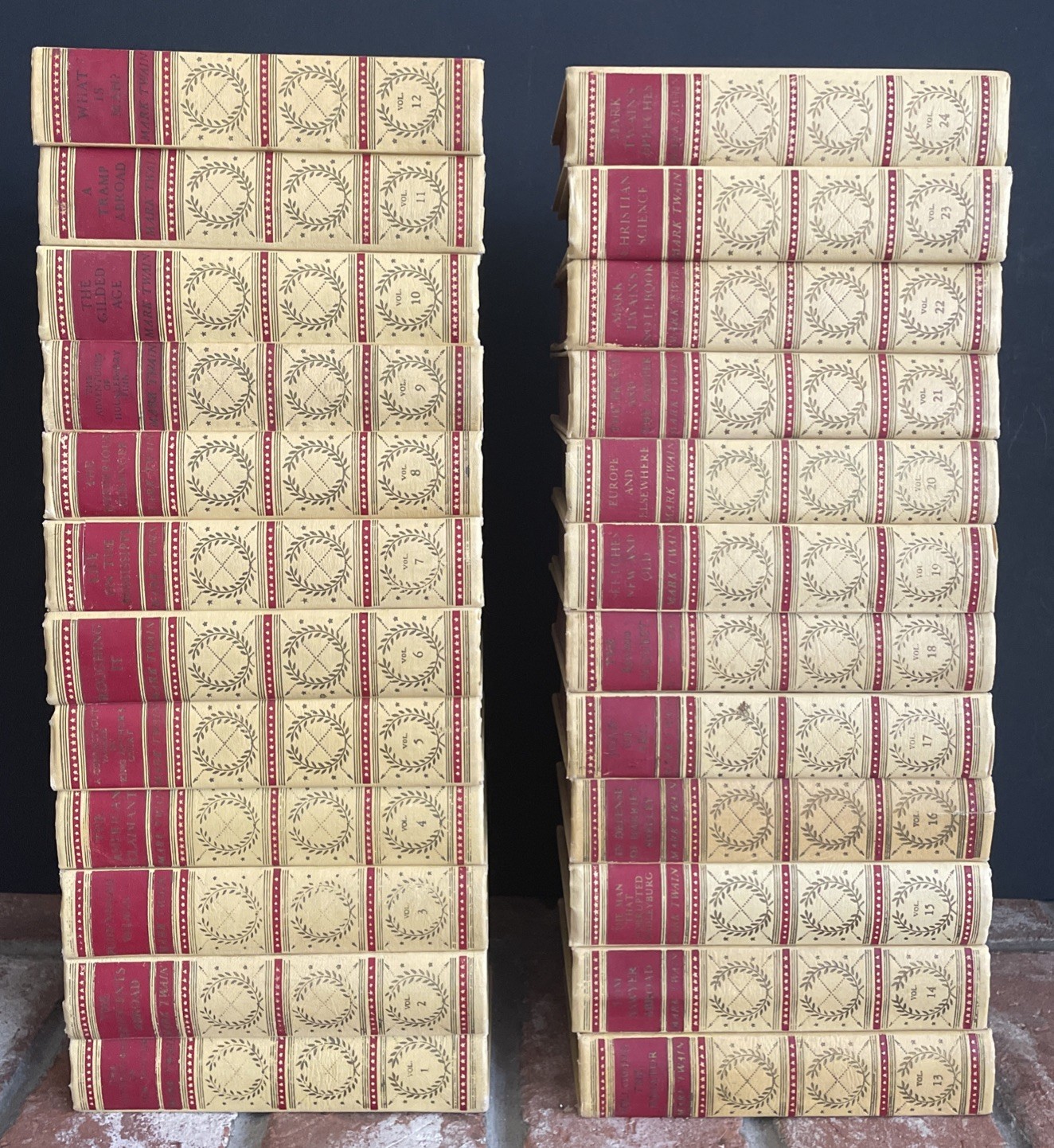 The Complete Works of Mark Twain 24 Volume Set American Artists