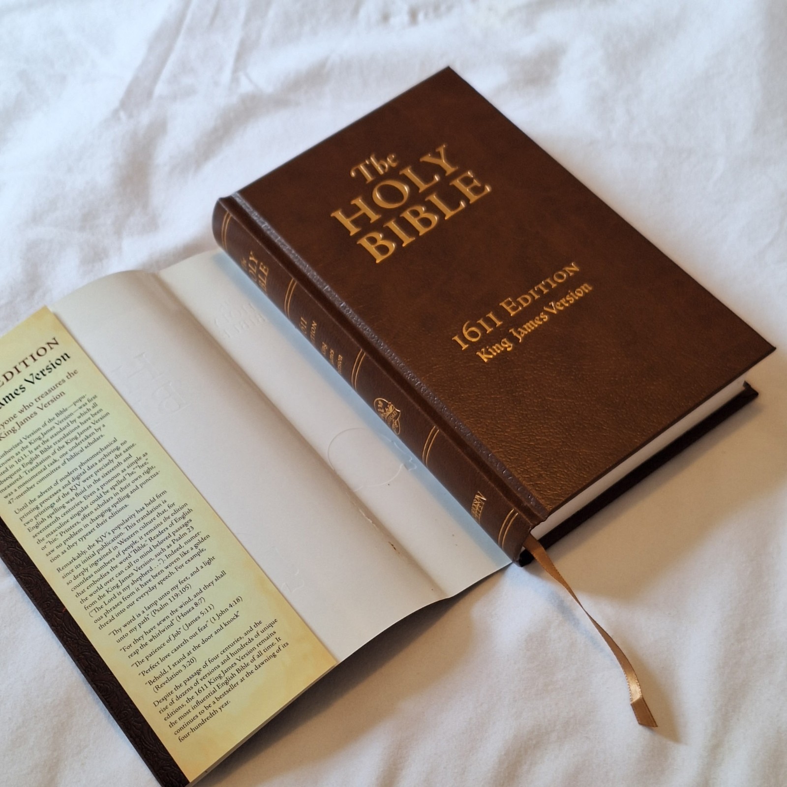 Holy Bible: King James Version Hardcover 400th Anniversary 1611 Ed New