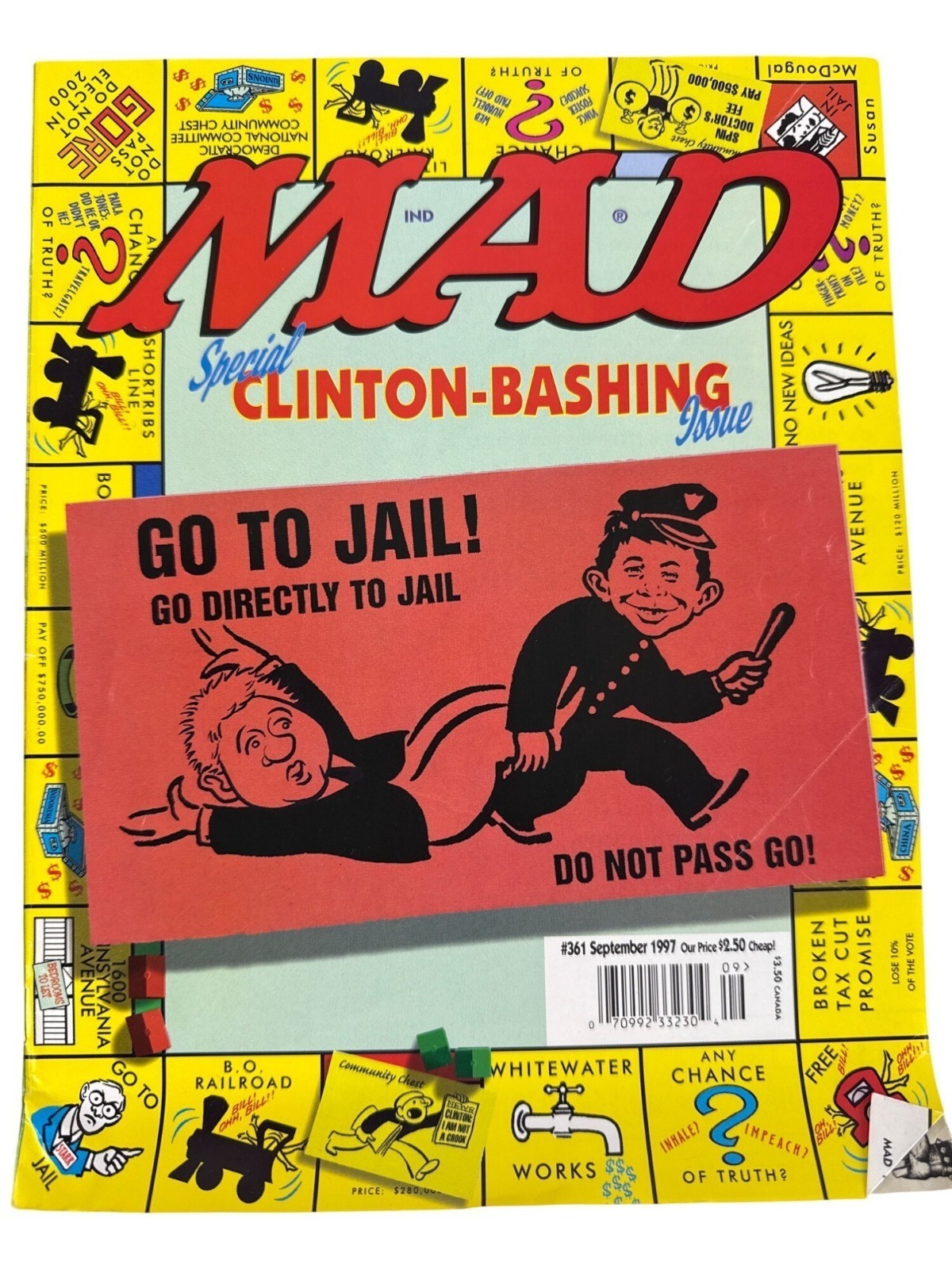 Mad Magazine no. 361 September 1997 “Go to Jail, Do not pass GO!