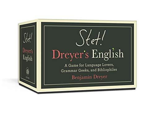STET! Dreyer’s English: A Game for Language Lovers, Grammar Geeks, and Biblio…