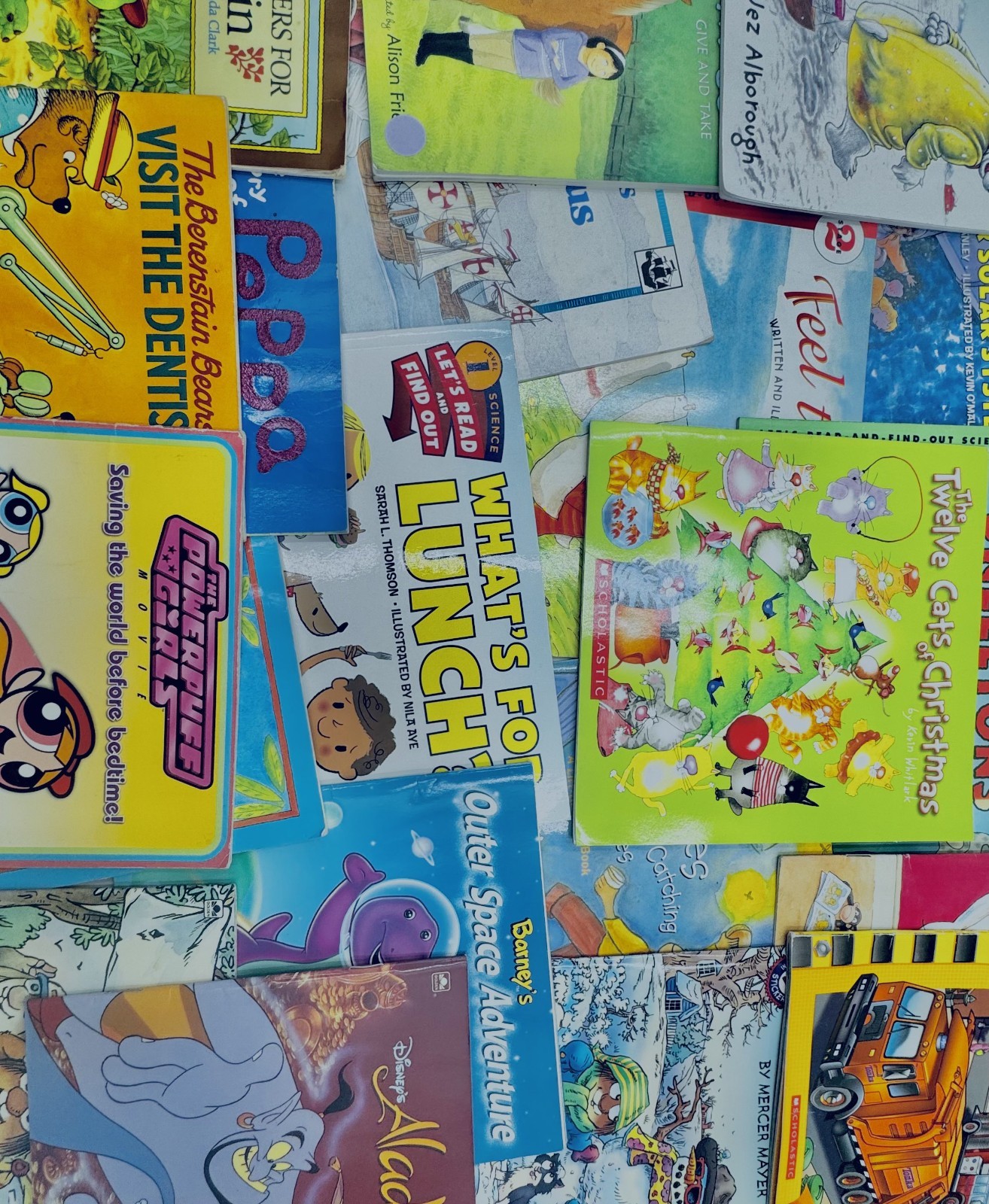 Lot of 120 Story Time Books Kids Picture Daycare Children MIX INSTANT COLLECTION