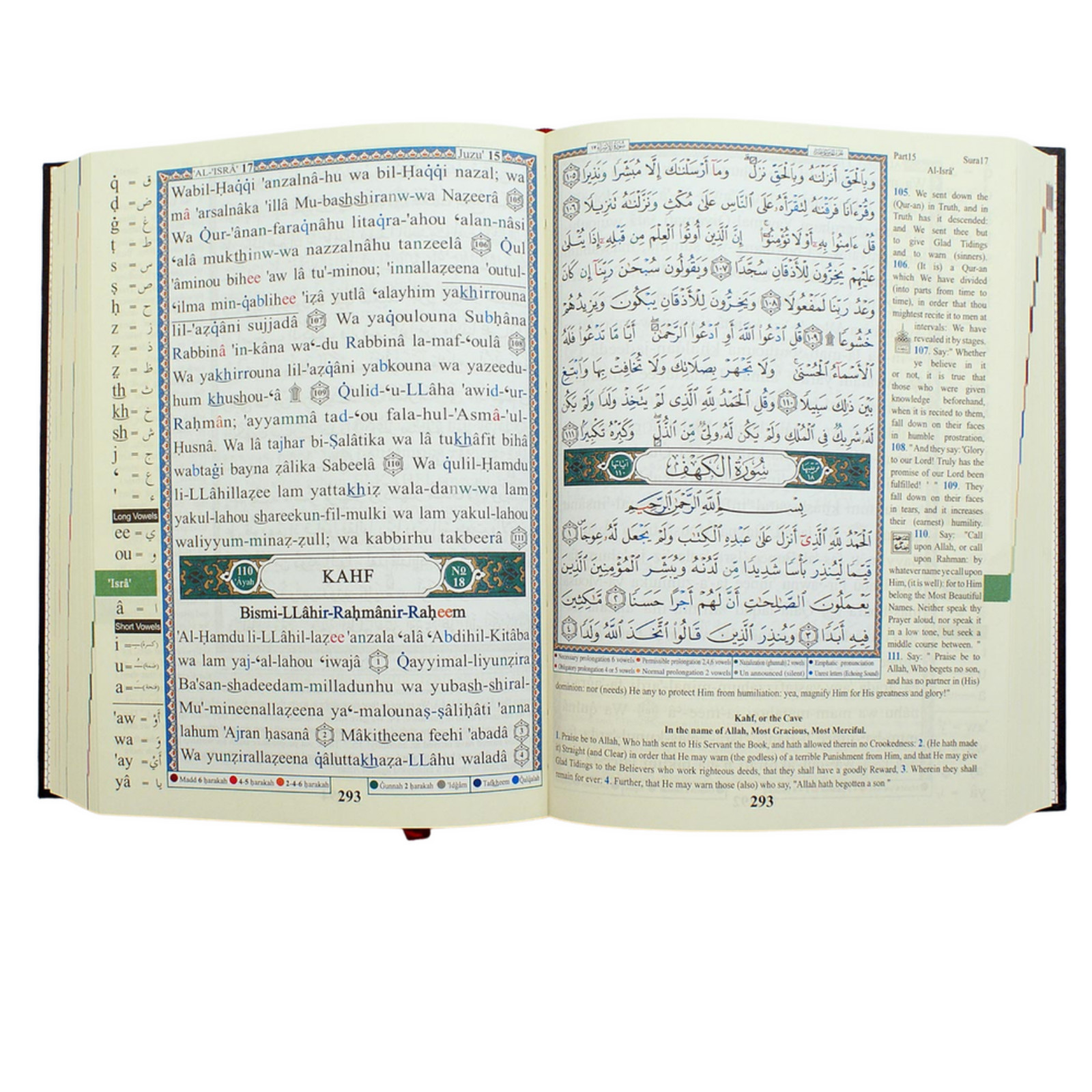Tajweed Quran With Meaning Translation and Transliteration in English Hardcover