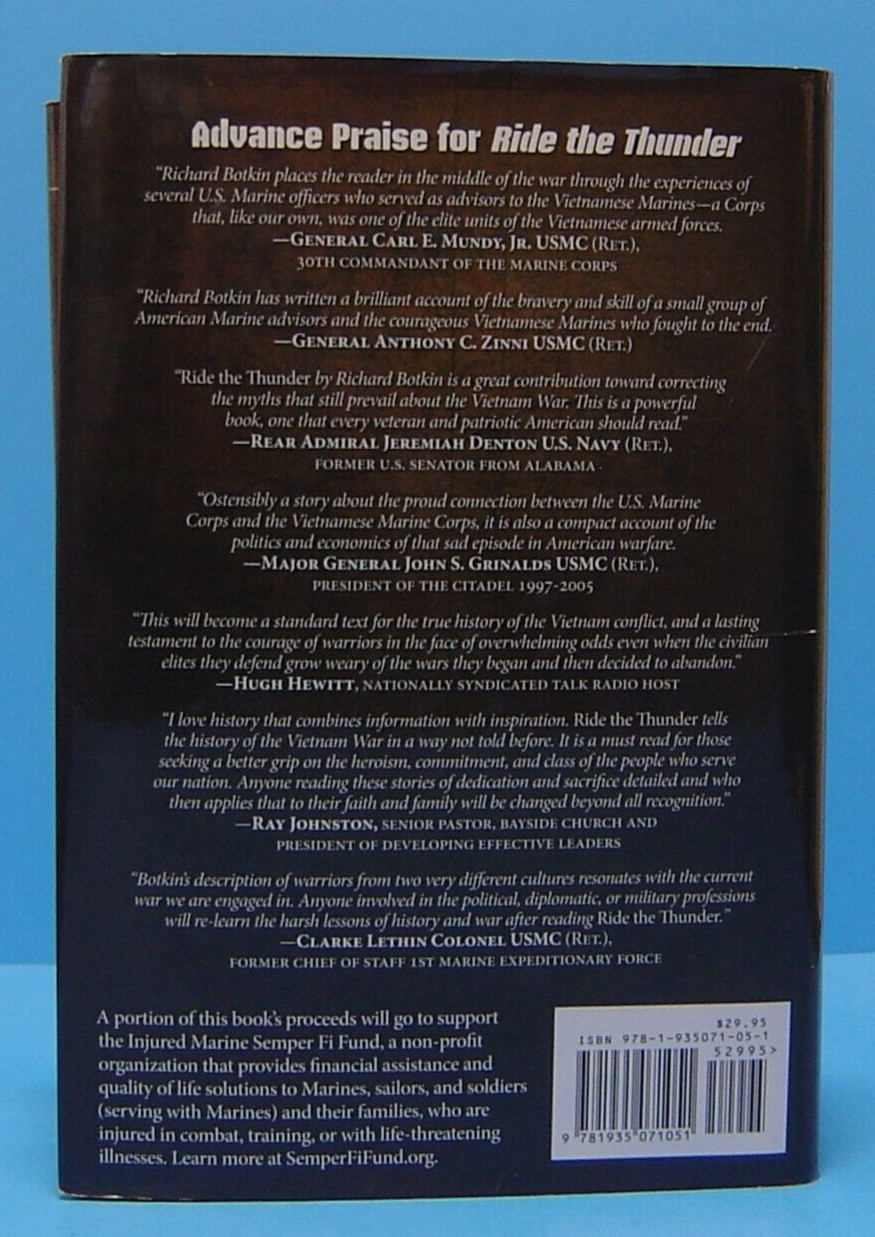 RIDE THE THUNDER BY RICHARD BOTKIN, SIGNED