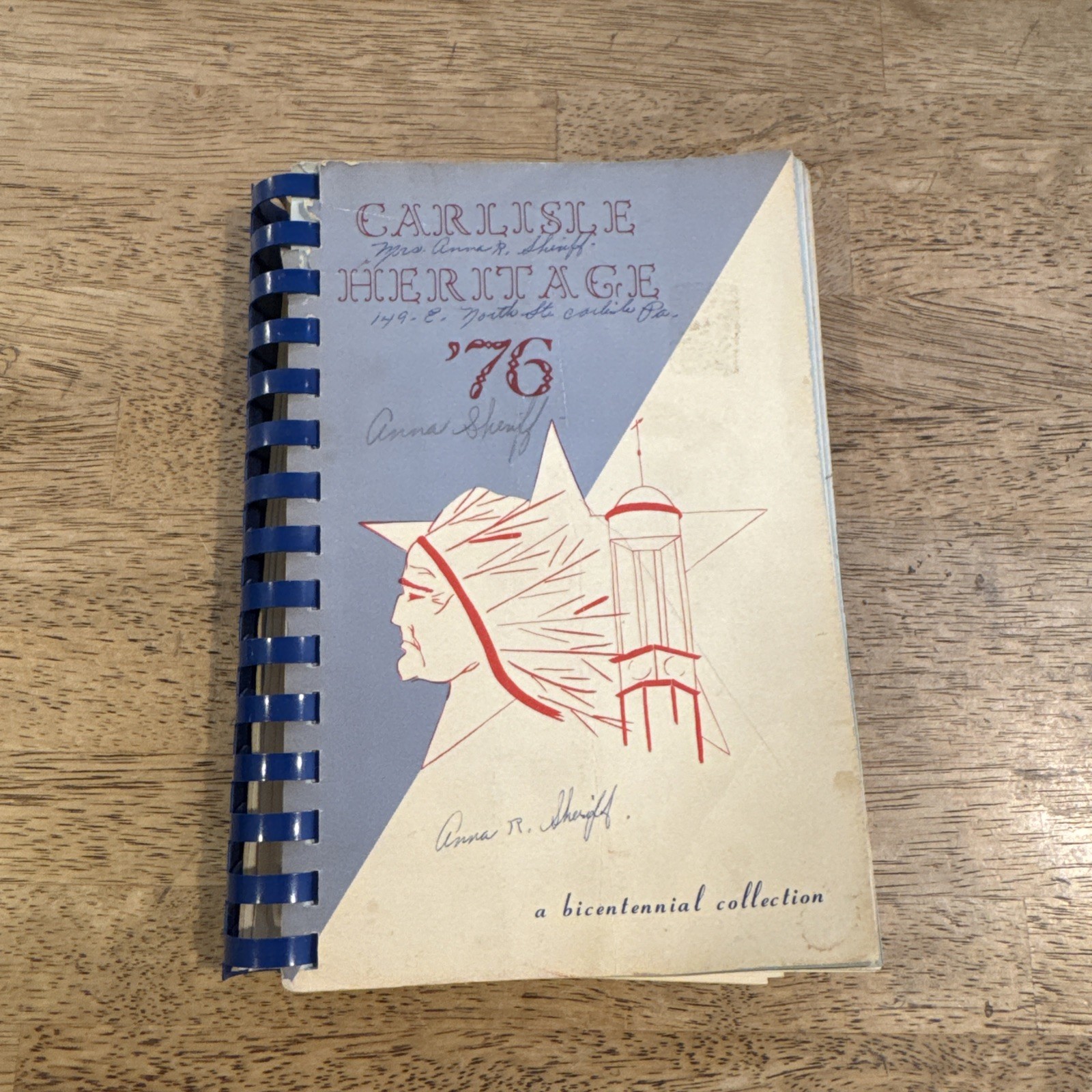 Carlisle Heritage ‘76 Cookbook A Bicentennial Collection 228 Pages Carlisle, PA